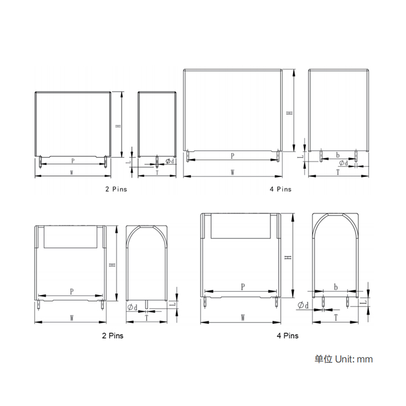 Condensatore DC-Link serie WDC per PCB