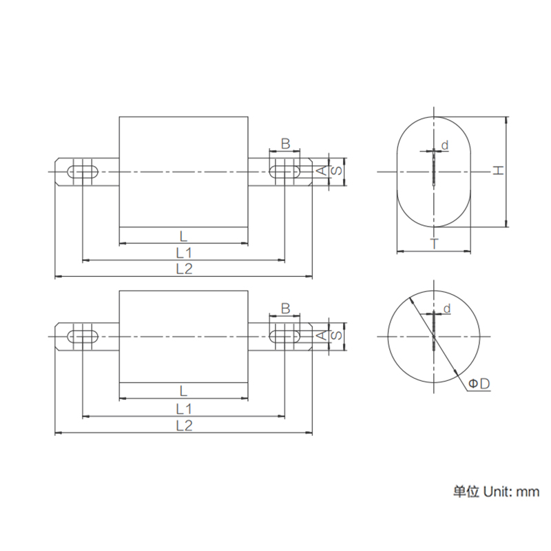 Condensatore soppressore IGBT di tipo assiale WSA