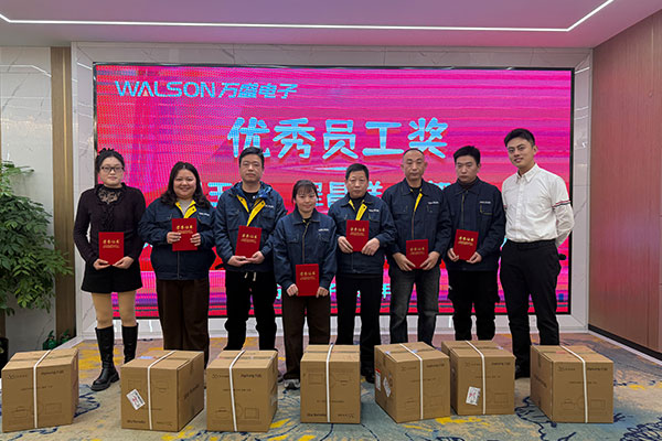 Wuxi Walson Electronics Co., Ltd. tiene con successo il suo gala annuale 2025
